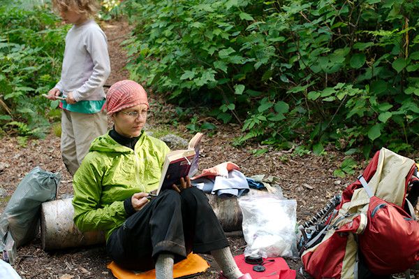 Campsite reading