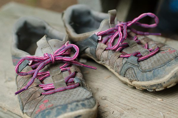 New Balance Sure-Laces on VIVOBAREFOOT Breatho Trails