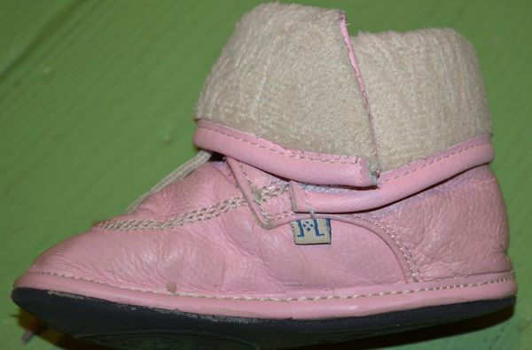 Jack and Lily - Pink Lace Boots Folded