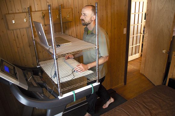 Treadmill Desk - Side View